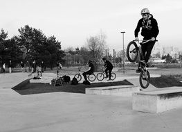 skateboard boy jump