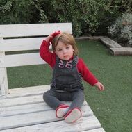Cute child sitting