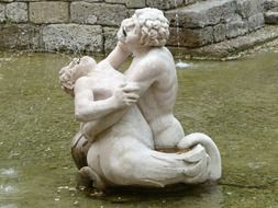stone statue Hellbrunn