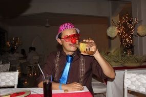 clown at a party