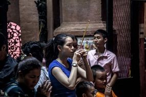 Vietnam woman prayer