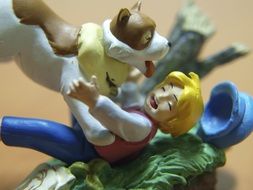 figure shows a happy childhood