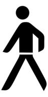 clipart of Pedestrians road sign