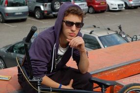 bmx teenager