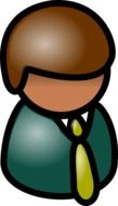 man icon as a drawing