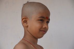 religious south indian boy