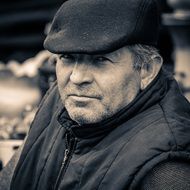 elderly man portrait