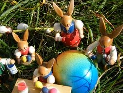 easter bunny family toy