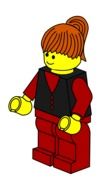 Lego child figure clipart