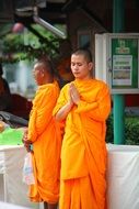 Two Buddhists on ceremony