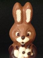 chocolate brown easter bunny