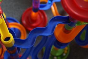 colorful track in children&#039;s room