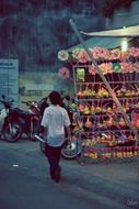 teenager on vietnam street