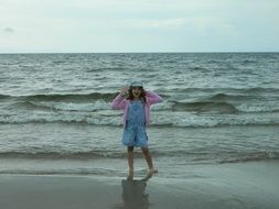 child at the sea