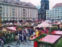 Christmas family holiday in Dresden