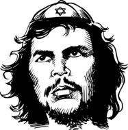 black and white portrait of guevara