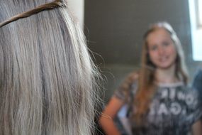 nice girl blonde