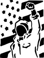 dissent man drawing