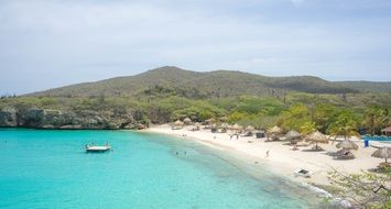 Сuracao beach coastline