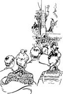 audience theater drawing