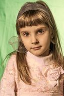 Portrait of little girl