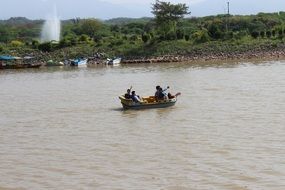 People on Sukhna lake