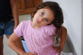 small girl coquette