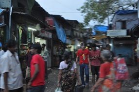 people on the market in india