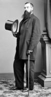 black and white photo of Charles Leland