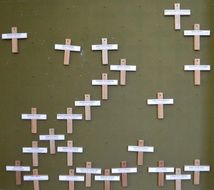 cross deceased drawing