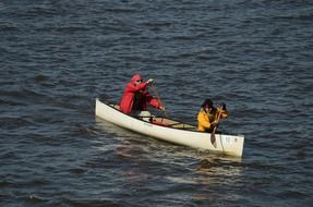 men kayak rafting