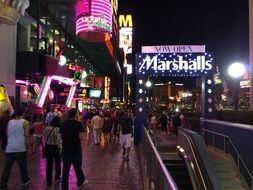 people on las vegas strip