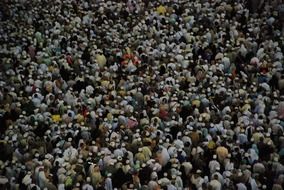 top view of the Hajj