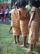 people at the african festival