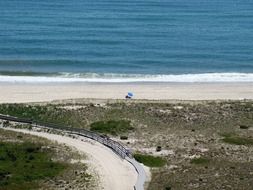 serene ocean coast