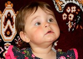 curious baby girl