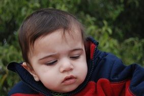 Portrait of the child boy