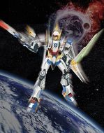 thunder man robot plastic model