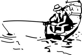 fishing drawing