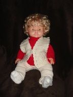 Blond child doll