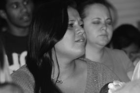 girl attentive