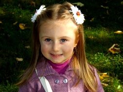 photo of girl with little tails