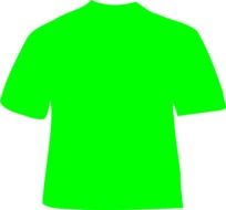 t shirt green drawing