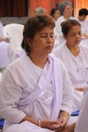 meditation in a temple