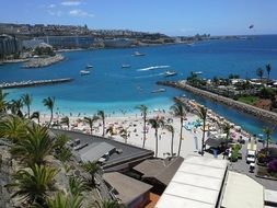 tourist coast in summer in Spain
