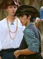 young guys in pirate costumes