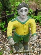 folk sculpture of Man