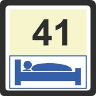 pictogram with a number of the chamber