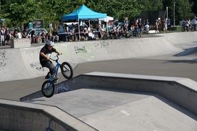 extreme performance on the bike in Germany