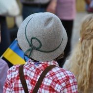 child dressed in Bavaria